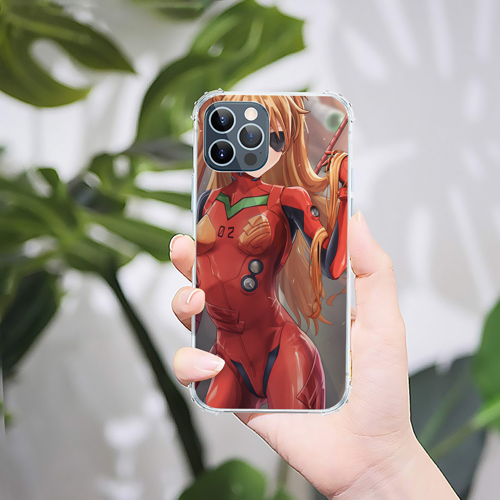 （画像用） EVA 新世紀エヴァンゲリオン 【iPhone 12シリーズ対応】透明スマホケース（クリアソフトケース）